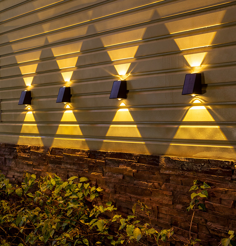Solar LED outdoor courtyard wall decoration wall washing lamp
