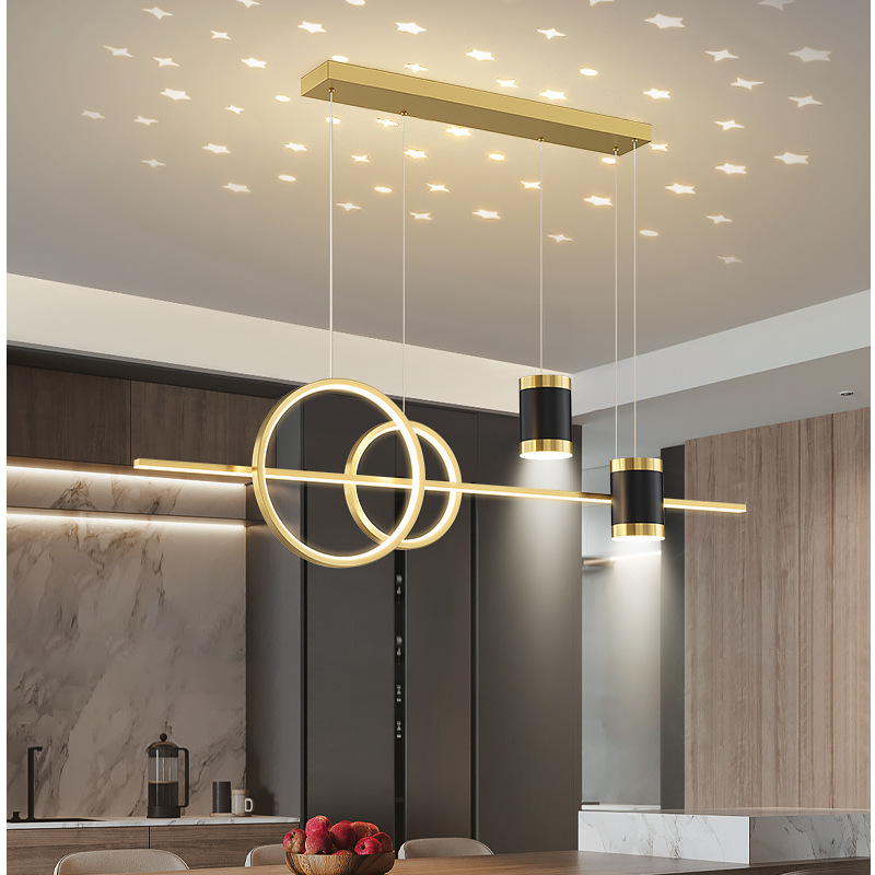 Modern and minimalist new restaurant chandeliers
